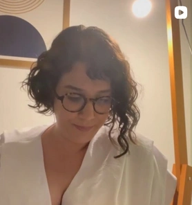 Foto de um reels do instagram de Catarine Alencar