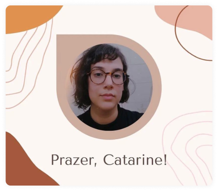 Foto de um post do instagram de Catarine Alencar